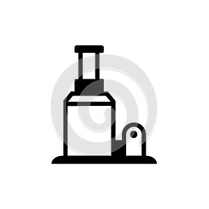 Jack lifter icon vector isolated on white