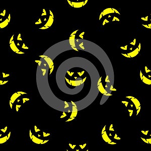 Jack O lantern Infinite pattern background