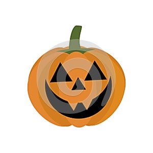 Jack-o-lantern pumpkin illustration