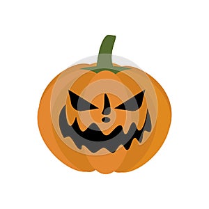 Jack-o-lantern pumpkin illustration