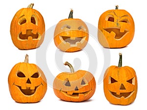 Jack O'Lantern pumpkins