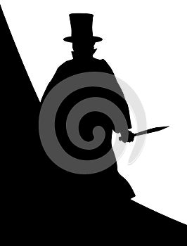 Jack the Ripper Background Silhouette photo