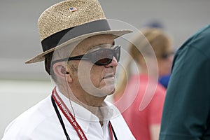 Jack Roush at the track