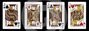 4 Jack in a row - Playing Cards photo