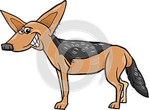 Jackal animal cartoon illustration