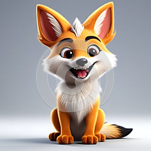 Jackal Whimsy: Highly Detailed 3D Rendering