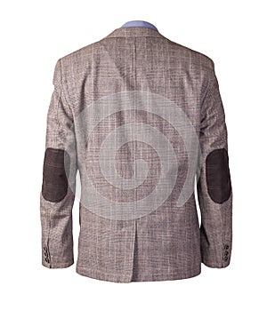 Jacket with buttons isolated on white background