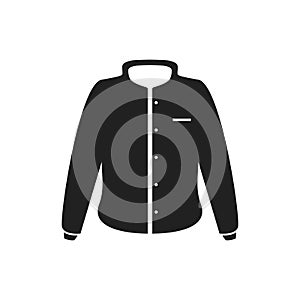 jacket logo vector icon illustration