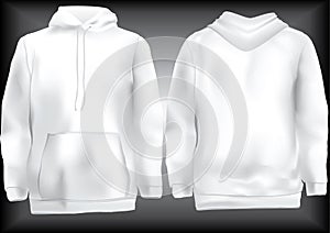 Jacket or sweatshirt or hoodie template