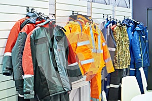 Jackets workwear in store