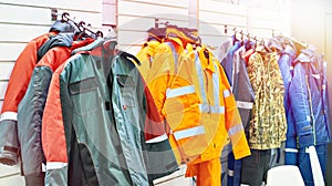Jackets workwear in store