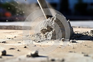 Jackhammer concrete. Generate Ai