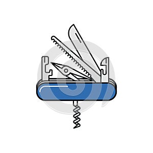 Jackknife, vector icon