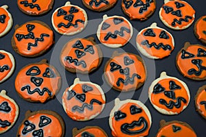 Jackolantern Cookies