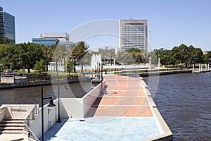 Jackosnville, Florida River walk and fountain