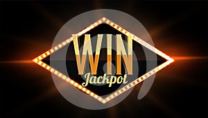 jackpot and bonus for lucky winner on win prize banner