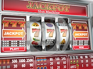 Jackpot on slot machine.
