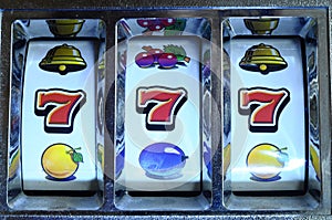 Jackpot on slot machine