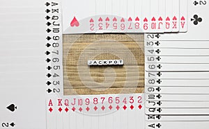 Jackpot text cube concept art