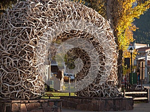 Jackson Hole Antler Arch