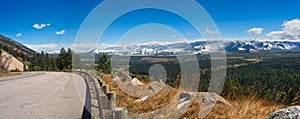 Jackson Hole panorama from the Teton Pass