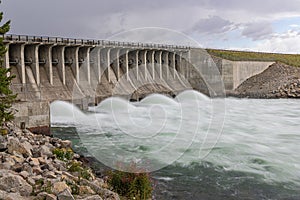 The Jackson Lake Dam and the Snake River