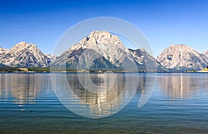 The Jackson Lake in Grand Teton