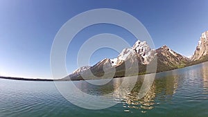 Jackson Lake and Tetons range