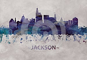 Jackson Mississippi skyline