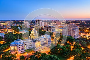 Jackson Mississippi Skyline