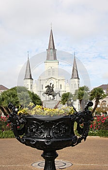 Jackson square in New Orleans