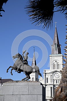 Jackson square in New Orleans