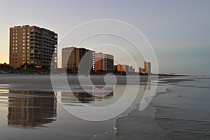 Jacksonville Beach Shoreline and Pier