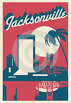 Jacksonville Florida postcard