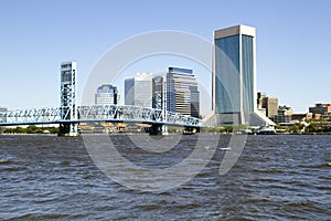 Jacksonville, Florida Skyline and river