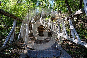 Jacobs Ladder at Cameron Park in Waco Texas