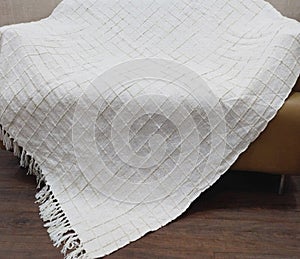 Jacquard and woven Throw blanket with high resolution