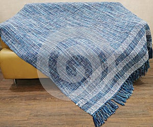 Jacquard and woven Throw blanket with high resolution