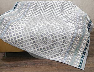 Jacquard and woven Throw blanket with high resolution