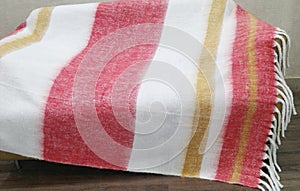 Jacquard and woven Throw blanket with high resolution