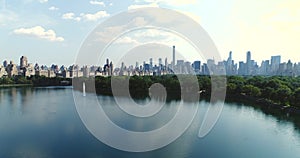 Jacqueline Kennedy Onassis Reservoir Central Park aerial view