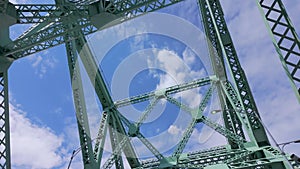 Jacques Cartier Bridge in the city of Montreal Canada