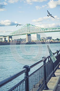 Jacques-Cartier Bridge of Montreal Quebec Canada