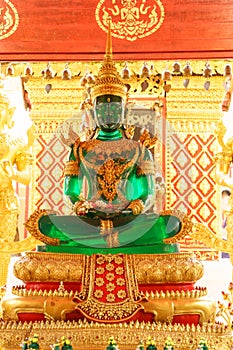 The Jade Buddha Wat Phra That Doi Suthep is a Theravada buddhis