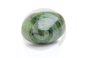 Jade - Nephrite isolated on white background