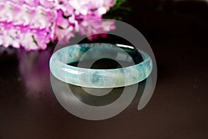 Jade ring and flower