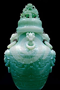 Jades  artwork  with ancient decoration