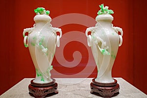 Jades  artwork  with ancient decoration