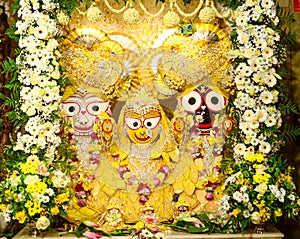 Jagannath idol at Iskcon Temple