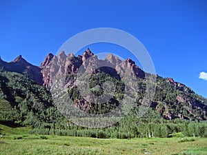 Jagged Rocky Mountain Peaks